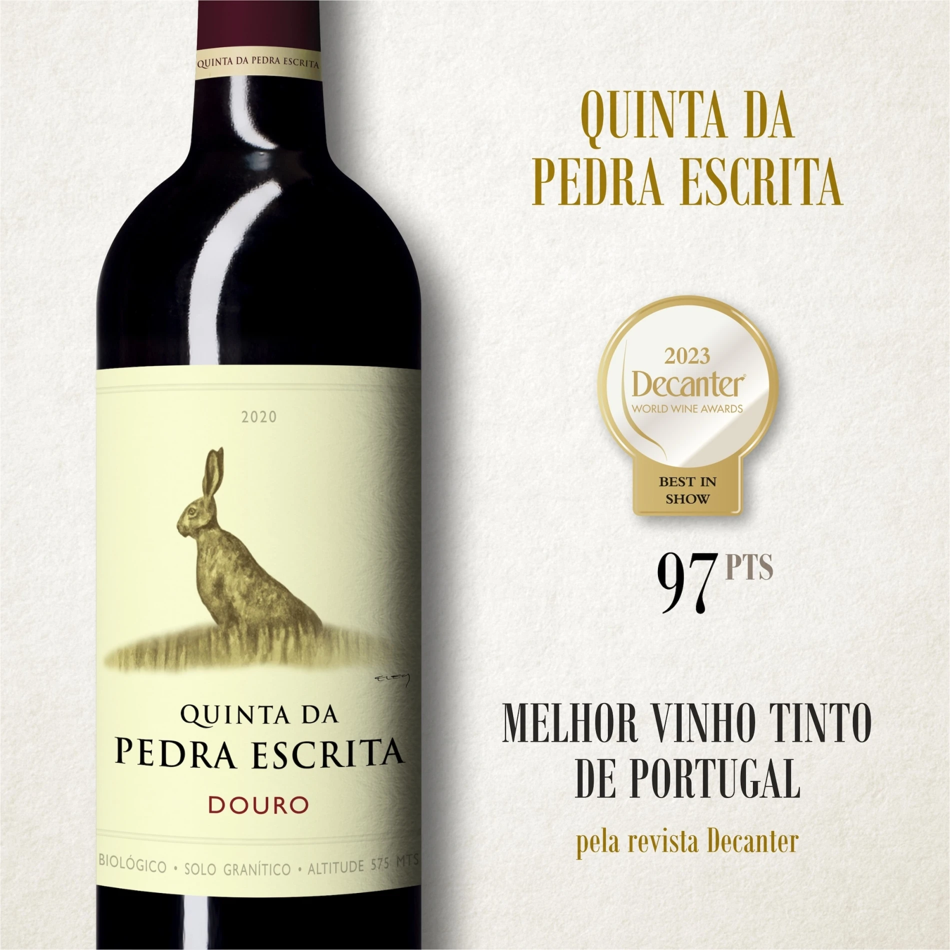 Quinta da Pedra Escrita eleito melhor vinho tinto de Portugal pela Revista Decanter